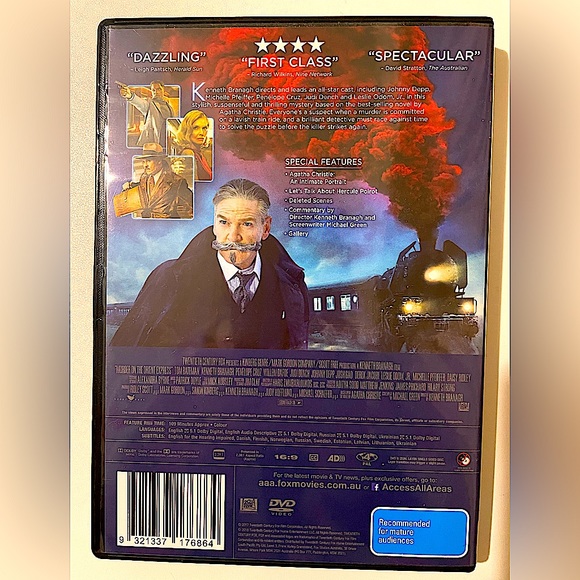 MURDER on the Orient Express DVD - Picture 2 of 2